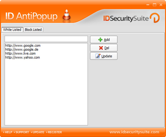 Click to view ID AntiPopup 1.2 screenshot