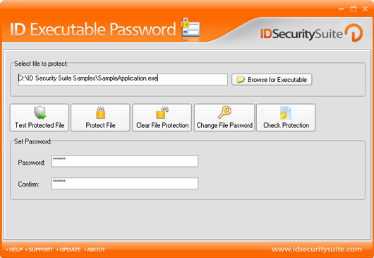 Click to view ID Executable Password 1.2 screenshot