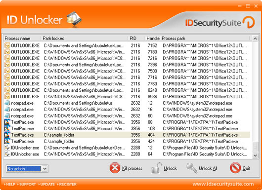 Click to view ID Unlocker 1.2 screenshot